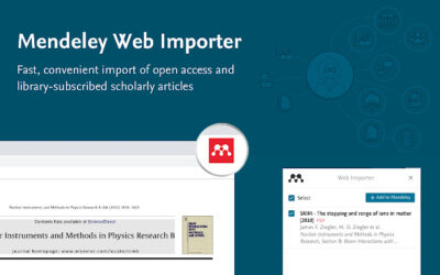 Elevating Academic ResearchExploring the Mendeley Web Importer Chrome Extension